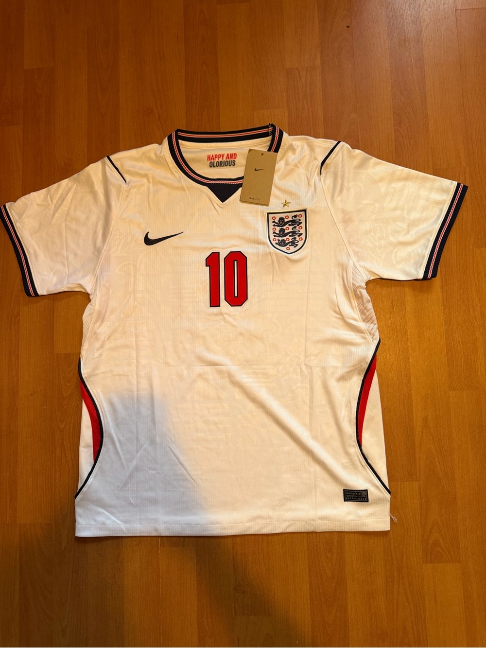 England 2026 World Cup Home player version - Bellingham #10